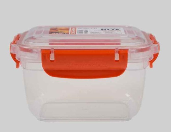 Контейнер для харчових продуктів з кришкою Diomedea №55 1 л помаранчевий